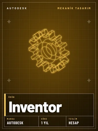 Autodesk Inventor 1 Yıllık Abonelik