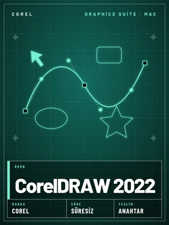 CorelDRAW Graphics Suite 2022 Lisans Anahtarı (Mac, Süresiz)