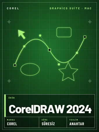 CorelDRAW Graphics Suite 2024 Lisans Anahtarı (Mac, Süresiz)