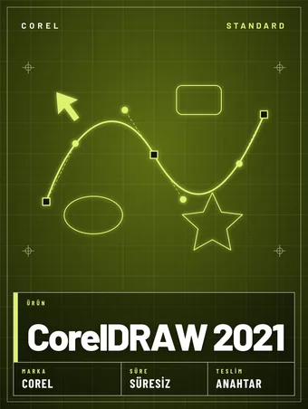 CorelDRAW Standard 2021 Lisans Anahtarı (Süresiz)