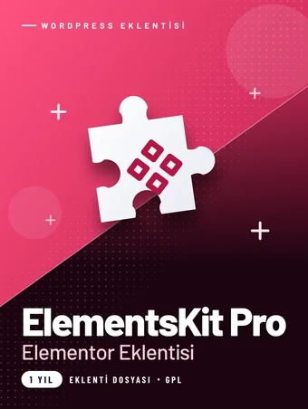 ElementsKit Pro WordPress Eklentisi (GPL, 1 Yıl)