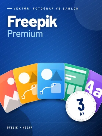 Freepik Premium 3 Aylık Üyelik