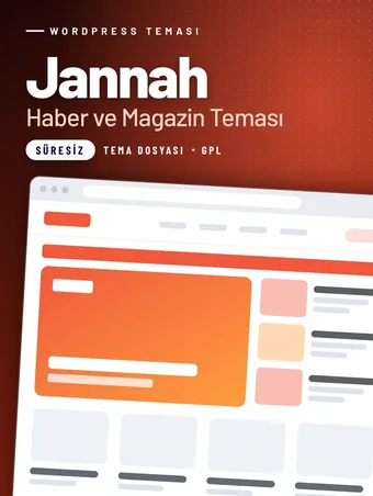 Jannah Haber ve Magazin WordPress Teması (GPL Lisans)