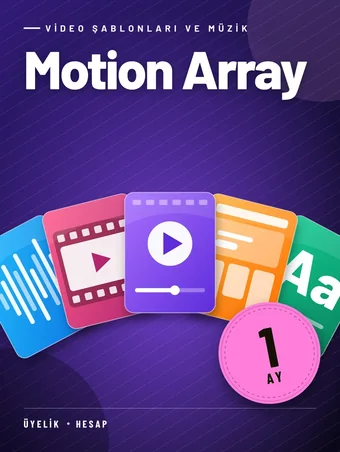 Motion Array 1 Aylık Üyelik