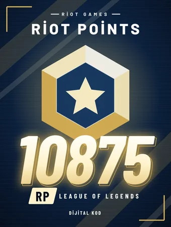 Riot Points 10875 RP – Riot Games Dijital Kod