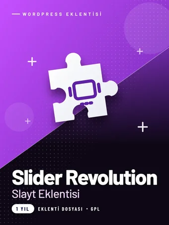 Slider Revolution WordPress Eklentisi (GPL, 1 Yıl)