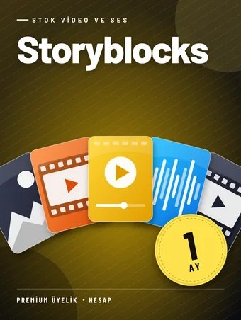 Storyblocks 1 Aylık Premium Üyelik