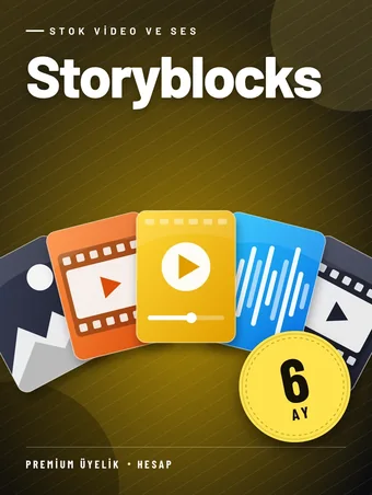 Storyblocks 6 Aylık Premium Üyelik