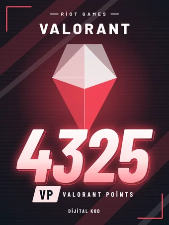 Valorant Points 4325 VP – Riot Games Dijital Kod