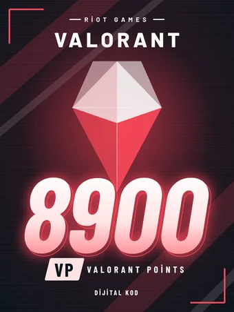 Valorant Points 8900 VP – Riot Games Dijital Kod