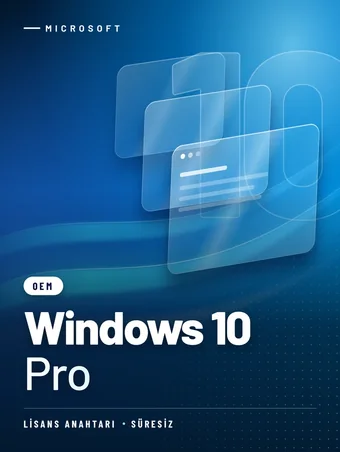 Windows 10 Pro OEM (Bind) Lisans Anahtarı