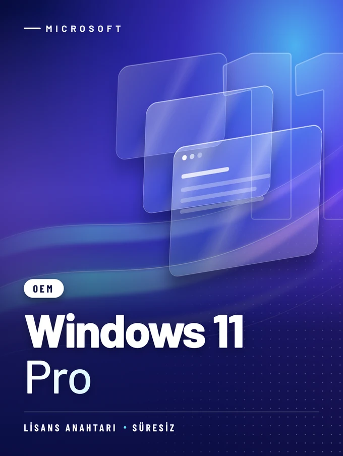 Windows 11 Pro OEM (Bind) Lisans Anahtarı