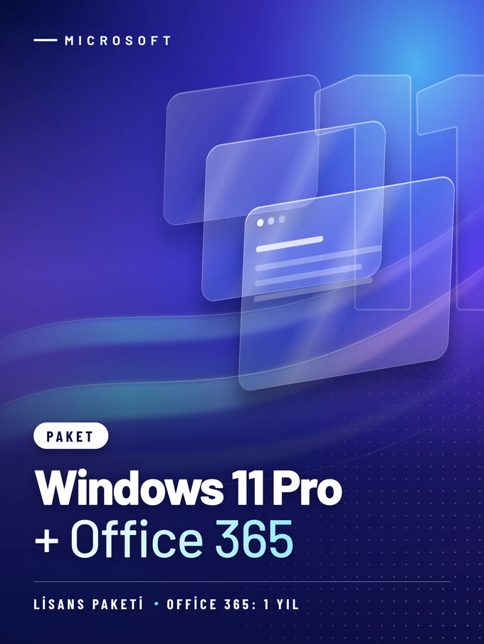 Windows 11 Pro + Office 365 Paketi