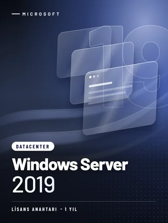 Windows Server 2019 Datacenter Lisans Anahtarı (1 Yıl)