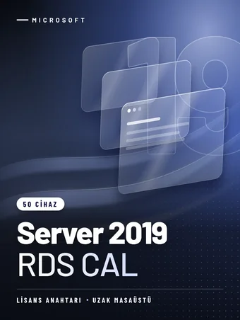 Windows Server 2019 RDS CAL Lisansı – 50 Cihaz
