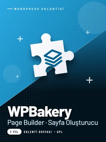 WPBakery Page Builder WordPress Eklentisi (GPL, 1 Yıl)