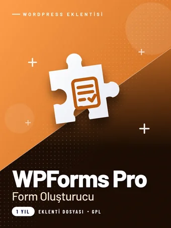 WPForms Pro WordPress Eklentisi (GPL, 1 Yıl)
